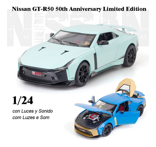 Nissan Gtr50 Edition 50º Aniversario Miniautos Metal 1/24