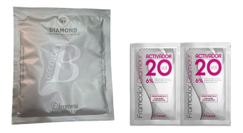 Polvo Decolorante Framesi Decolor B Diamond 50grs Sach+activ