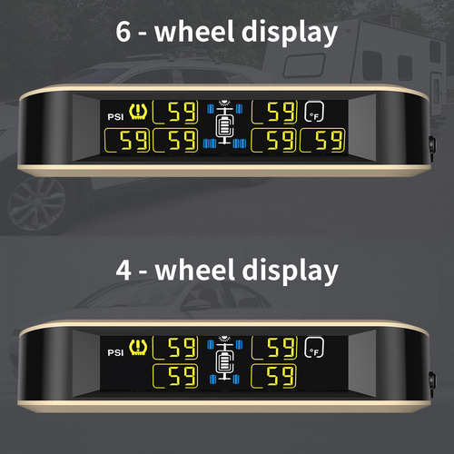 Sistema De Monitoreo De Presión De Neumáticos Rv Tpms Solar