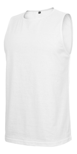 Remera Musculosa Hombre Modal Spun Cuello Redondo Deportiva