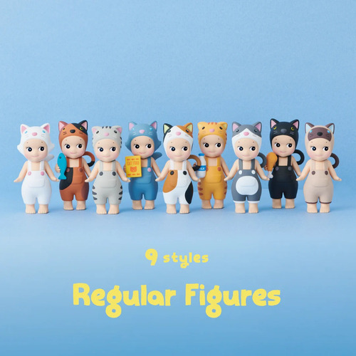 Figura Sonny Angels Cat Life Series X1 Gashapon Al Azar
