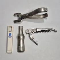 Comprar Antiguos Destapadores Sacacorcho Crush Lote X 4 Mag 66064