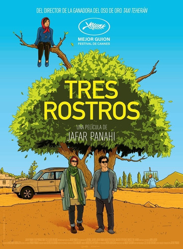 Poster Original Película Cine Tres Rostros De Jafar Panahi