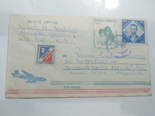 Republica Dominicana Sobre A Argentina 1972