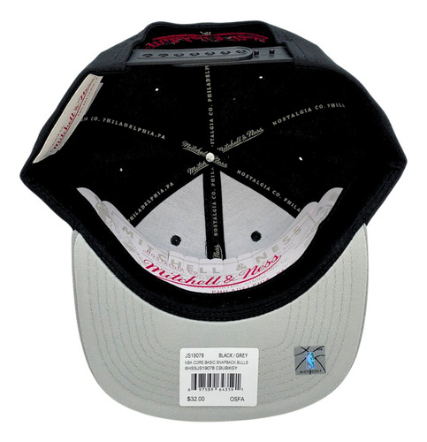 Gorra Mitchell & Ness Chicago Bulls Core Basic Ajustable