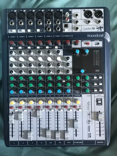 Console Soundcraft Signature 10 de mistura | MercadoLivre