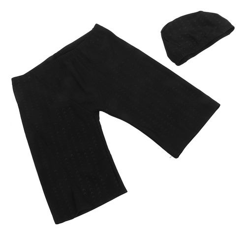 Pantalones Cortos De Natación Y Gorra Impermeables Para Homb