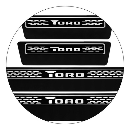 Imagem 3 de 5 de Protetor Soleira Premium Toro 2016 A 2020 Elegance 4 Portas
