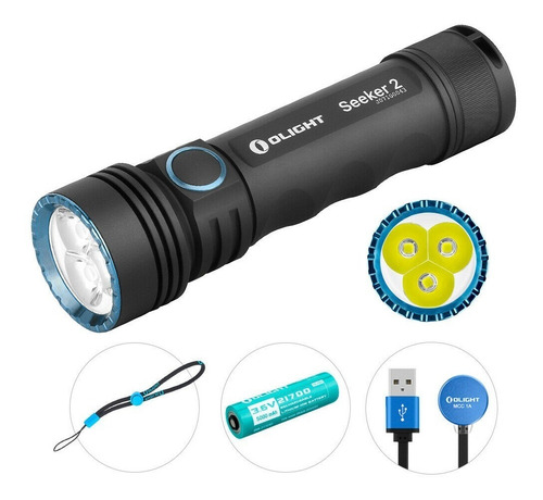Lanterna Seeker 3000lm 220lm Usb Edc 21700/5000mah