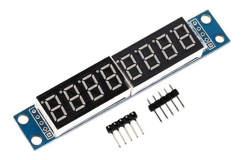 Tecneu 5 Piezas De Módulos Display 7 Segmentos 8 Digitos Rojo Max7219