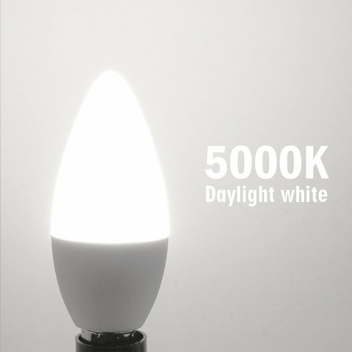Ampolleta Led Vela 5 Watt, E-14, Luz Fría