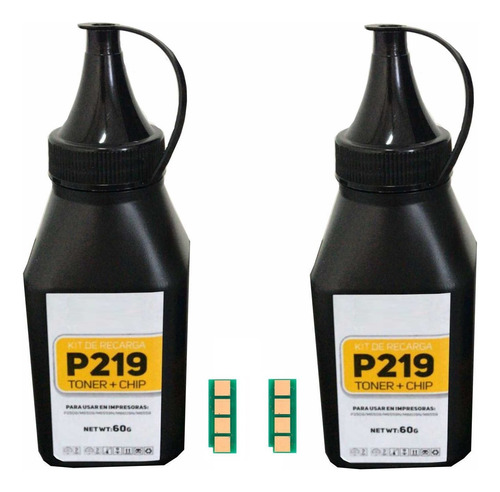 Combo X2 Kit Recarga Pantum P2509w M6559nw Pd219 1600 Pg C/u