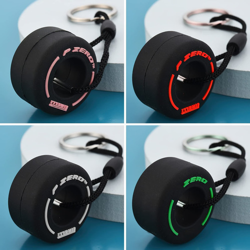Llavero De Llanta De Carreras F1,mini Llavero De Llanta De 5