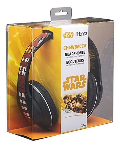Ekids Star Wars Han Solo Movie Chewbacca Auriculares Para Co