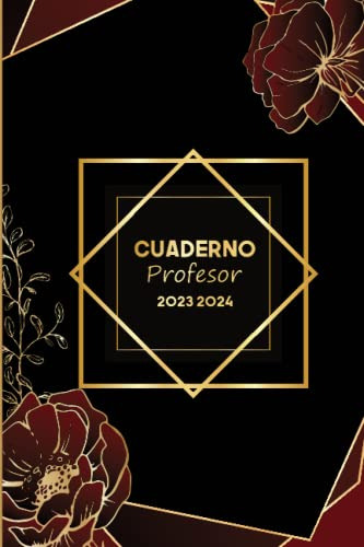 Cuaderno Profesor 2023 2024: Portada Original - Agenda Vista