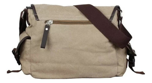 - Mochila De Lona Para Hombre Cartero Bandolera