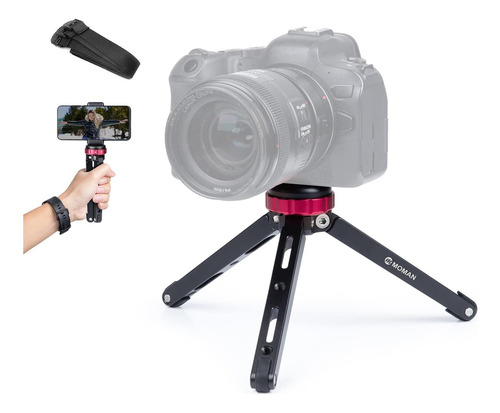Mini Cámara Trípode, Moman Tabletop Tripode Corto Desktop Y