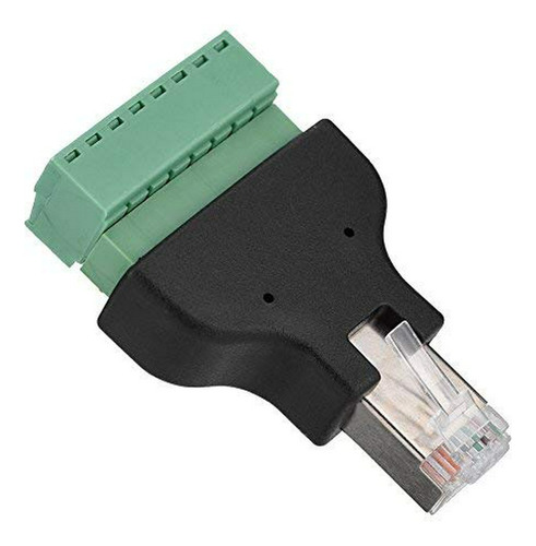 Adaptador De Terminal De Tornillo Rj45 A Terminal De Tornill