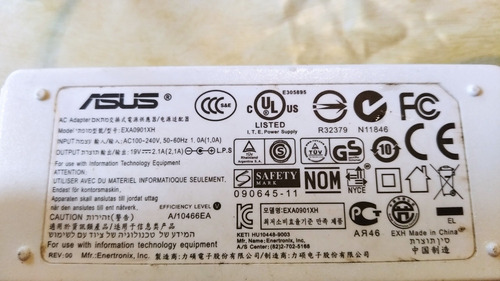 Imagen 4 de 5 de Pantalla Asus Con Teclado Y Cargador Para Repuesto Diez PuLG