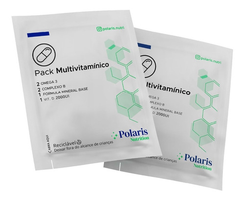Pack Multivitamínico Polaris Nutrition - Separado Por Dia