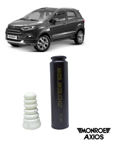 Kit Amortecedor Traseiro Batente Coifa Ecosport 2012 2013