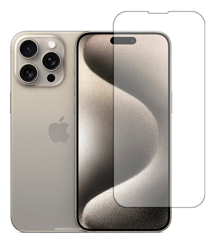 Vidrio Templado Transparente 9h Para iPhone 15 Pro Max- Lcvt