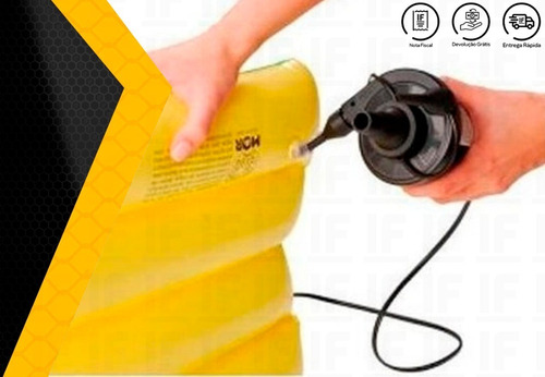 Imagem 6 de 7 de Bomba De Ar Elétrica Inflador Inflar Encher Colchão 220v