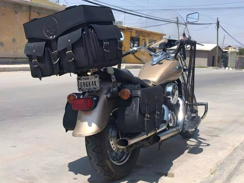 Maletero Tour Pack Para Motocicleta Con Respaldo Y Parrilla 