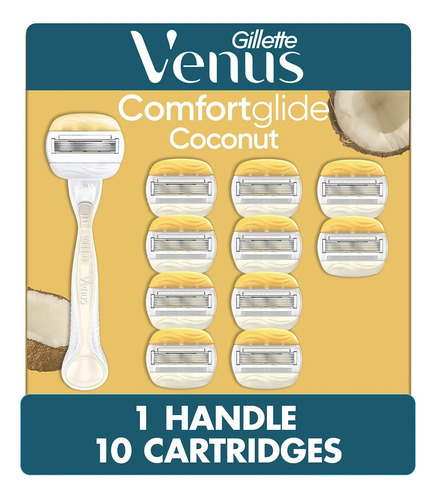 Rastrillo Para Mujeres C/10 Cartuchos, Venus Coco