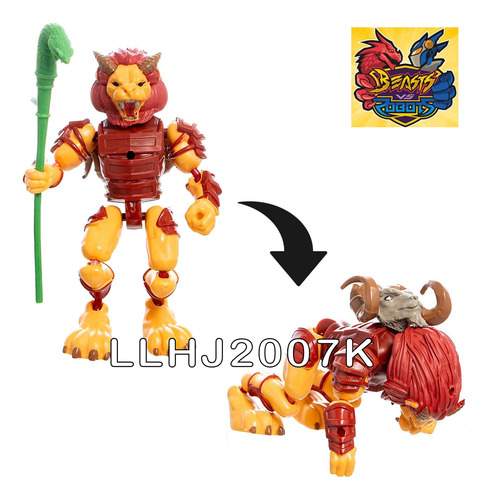 Lote Qimerus & Alphak Serie Beast Vs Robots Ruz Baf (Usado)
