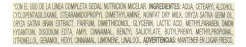 Sedal Care + Crema Para Peinar Hidramicelar Y Pro Vitamina