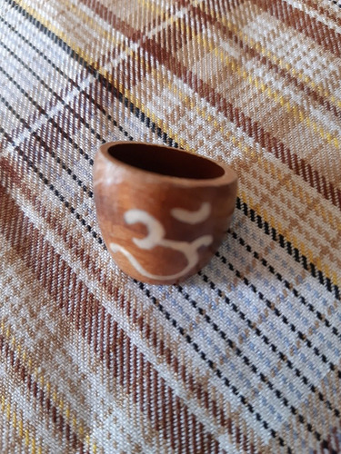 Anillo Artesanal De Coco Usado Para Dama