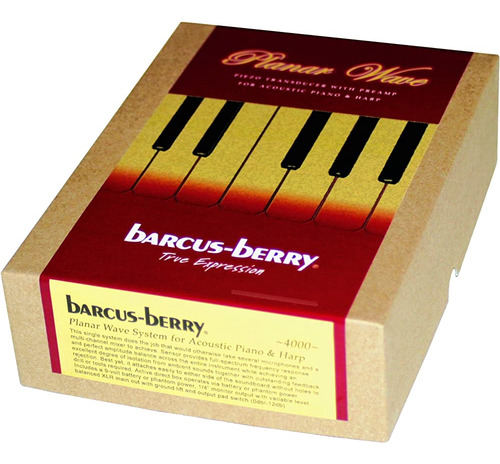 Barcus Berry 4000 1-key Grand Piano And Harp Planar Wave Sys
