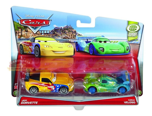 Pixar Cars - Jeff Gorvette Y Carla Veloso - Dwb28