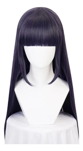 Peluca Hinata Hyuga Anime Naruto Cosplay