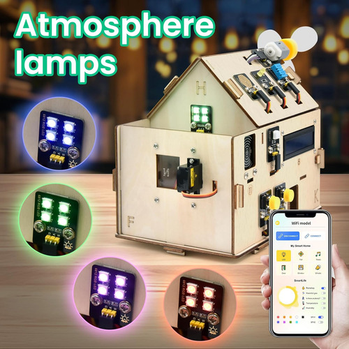 Keyestudio Esp32 Smart Home Starter Kit Para Arduino Y Pytho