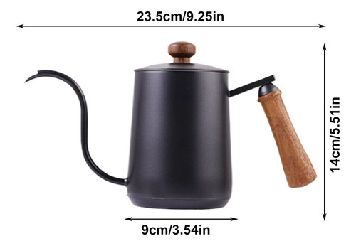Chaleira De Água Com Pescoço De Ganso Cafeteira Com Gotejame