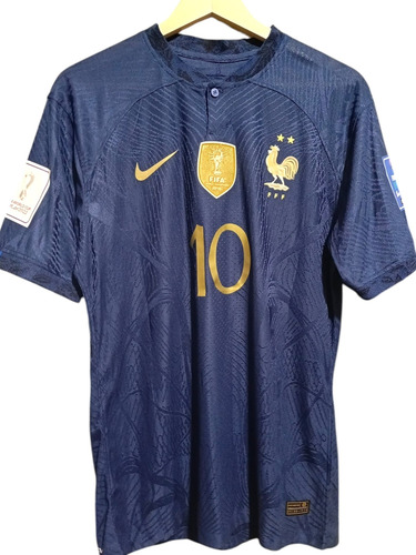 Camiseta Francia Mbappe Version Jugador Final Del Mundo 2022 (Usado)