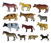 Comprar Kit Animais Fazendinha Borracha - 30 Animais Variados