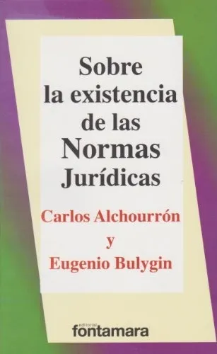 comprar Libro Sobre La Existencia De Las Normas Juridica - Nuevo