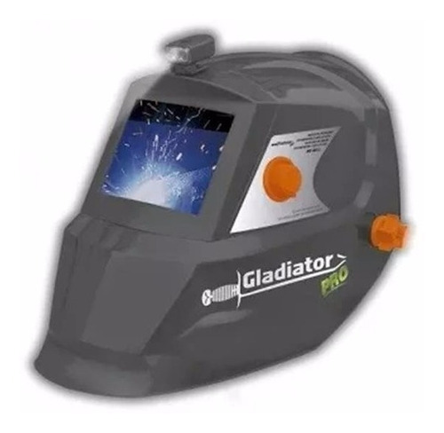 Máscara De Soldar Fotosensible Con Luz Led Gladiator - Tyt