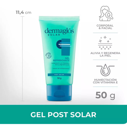 Post Solar Dermaglós Gel Refrescante 50g