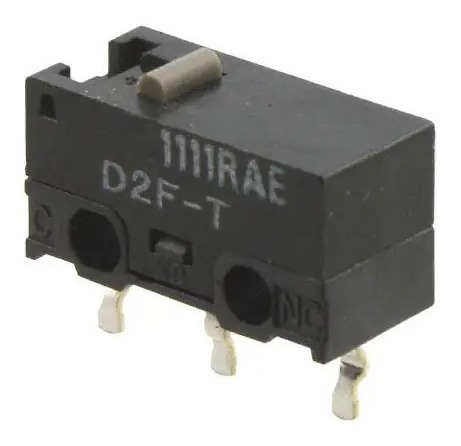 Kit 5 Interruptor Switch Snap De Pressão Spdt D2f-t