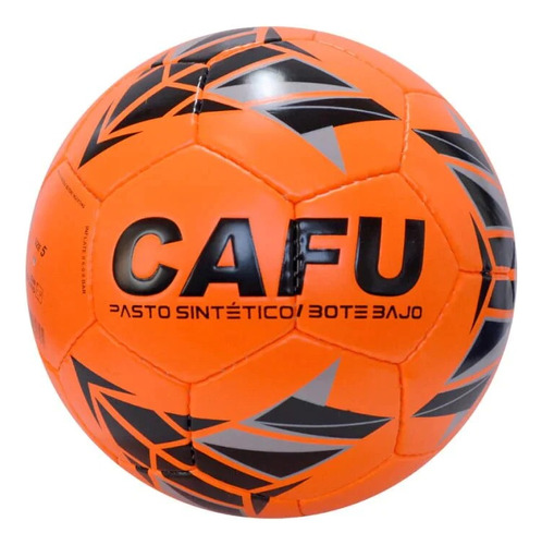 Balón Futbol Cafu Bote Bajo Naranjo Fluor Nº 5 //kayu