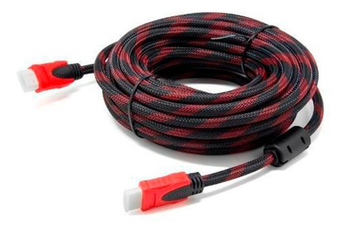 Imagen 4 de 4 de Cable Hdmi 4k 9.8 Metros Enmallado Doble Filtro