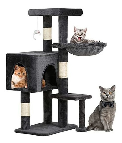 Bestpet Cat Tree Torre Para Gatos De 36 Pulgadas De Alto Par