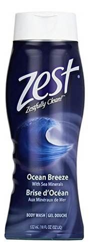 Zest Moisturizing Body Wash, Ocean Energy, 18 Oz