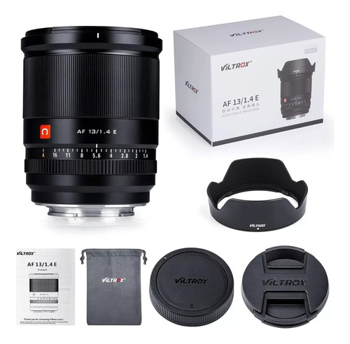 Lente Viltrox Gran Angular Aps-c 13 Mm F/1.4 Autofocus Para Montura Sony E
