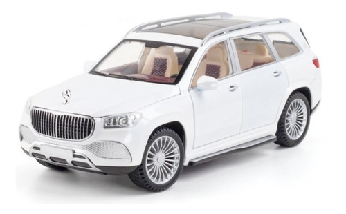 Miniatura metálica 1:24 Mercedes Gls 600 Maybach con LED y sonido