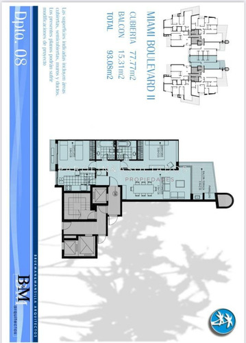 Imagen 2 de 8 de Departamento De 2 Dormitorios Miami Boulevard, Mansa, Punta Del Este